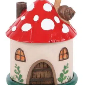 Porte encens cône : Maison champignon