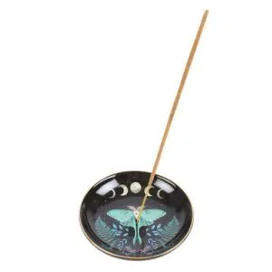 Porte encens : Papillon de nuit & Phases de la lune