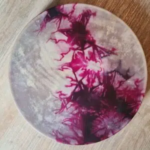 Tambour Chamanique, peau de bison, bois d'érable - Féminin sacré