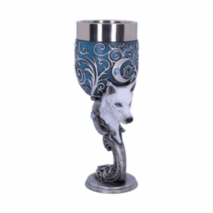 Calice : Tête loup & lune (18.5cm)