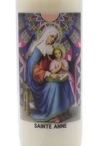 Bougie neuvaine Sainte Anne