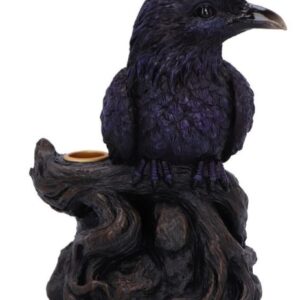 Porte encens 'backflow' : Corbeau sur branche