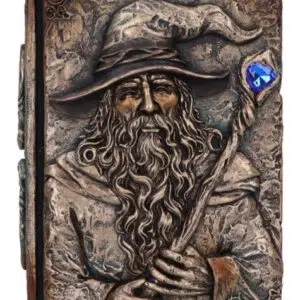 Grimoire couverture résine : Merlin - 19cm