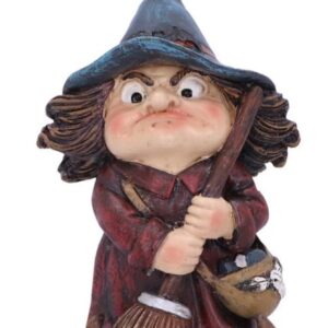 Sorcière avec balai Toil - 9,7cm