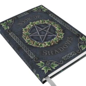 Grimoire Pentacle "Book of Shadow" vert - 17cm