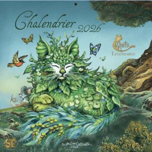 Calendrier 2026 - Chats légendaires - Séverine Pineaux