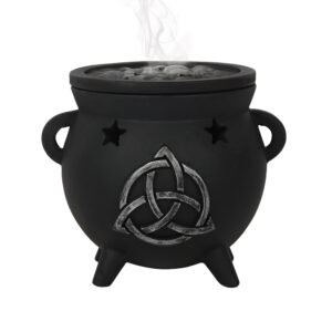 Porte encens chaudron Triquetra - 10cm