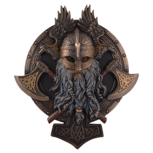 Guerrier Valhalla & double hache - 27cm