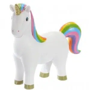 Grande Licorne arc-en-ciel (G) - 15,3x14cm