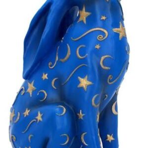 Lapin bleu étoilé - 26cm