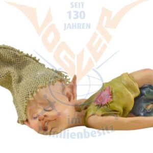 Lutin endormi - L12 x 5 x 3cm