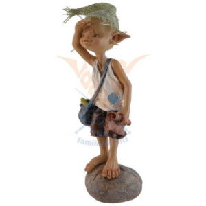 Lutin regardant au loin - 17cm