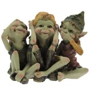 3 sagesses : Lutins - 10cm