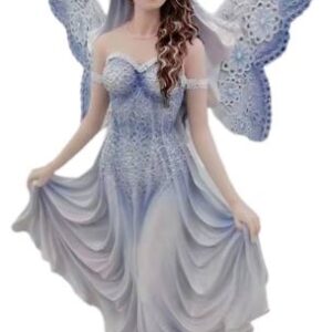 Fée robe bleutée style mariée - 40,5cm