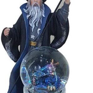 Merlin et boule dragon glace - 23,5cm