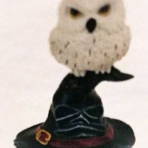 Chouette sur chapeau sorcier - 10cm