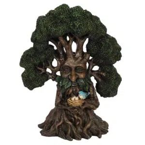 Arbre Green Man avec nid - 37cm