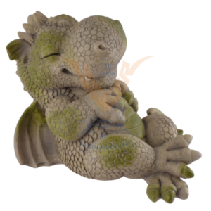Dragon de jardin sieste - 25x15x18cm