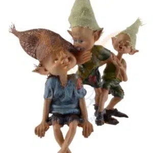 3 lutins qui chuchotent - 17cm