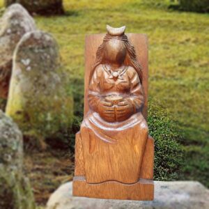 Autel en bois Grande Déesse - 21cm
