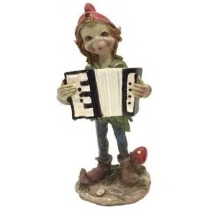 Lutin accordéoniste - 12,5cm