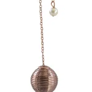 Pendule "Boule striée" (cuivre) - 2,8cm