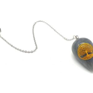 Pendule en Labradorite - Arbre de Vie (4cm)