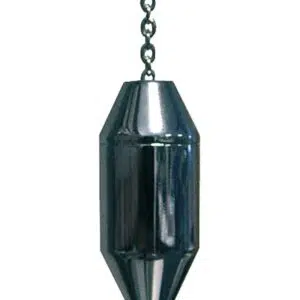 Pendule "Témoin" cylindre argenté - 4cm