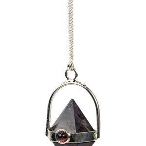 Pendule "Damru" en Améthyste - 3,7cm