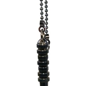 Pendule des Bâtisseurs (laiton chromé) - 4cm