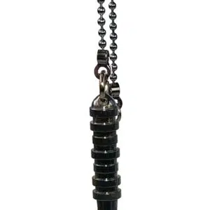 Pendule des Bâtisseurs (laiton chromé) - 4cm