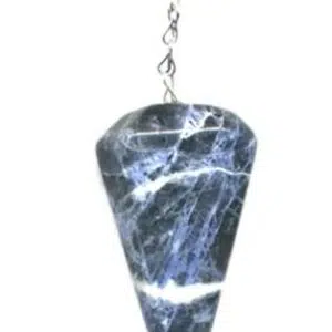 Pendule "Facetté" en Sodalite - 4cm
