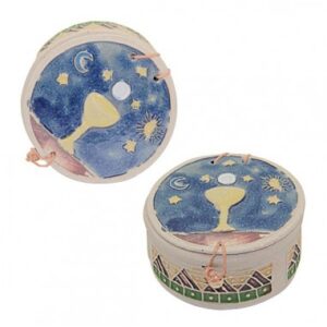 Boîte "Calice" & ciel étoilé en terre cuite - 4x8cm