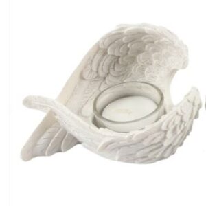 Bougeoir photophore : Ailes d'ange