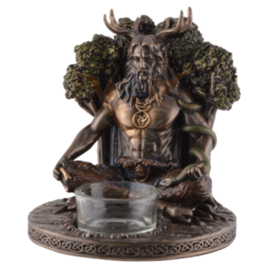 Bougeoir : Cernunnos - 12 x 13cm