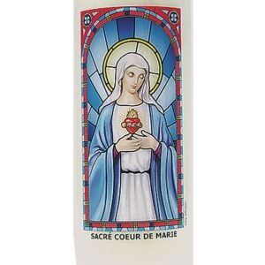 Bougie neuvaine Sacré cœur de Marie