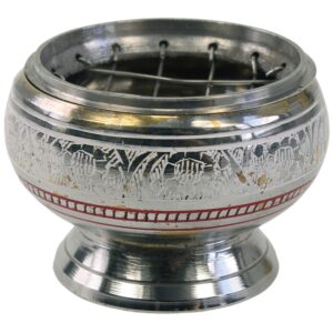 Brûle encens : Argenté