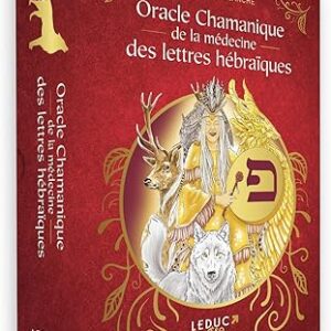 Oracle Chamanique de la médecine des lettres hébraïques - Palès Louve Blanche