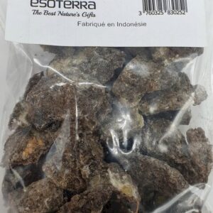 Encens Résine Benjoin Noir (Djaoui) - 100gr - Esoterra