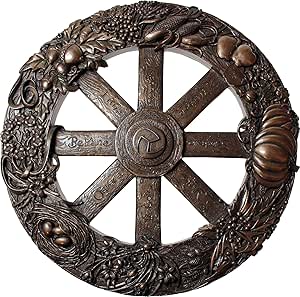 Plaque roue de l'année païenne/celte - 33cm