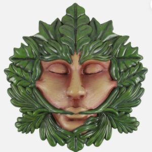 Plaque murale : Déesse verte - 20cm