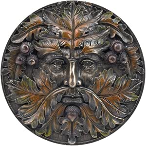 Plaque murale : Green Man (Mabon/Automne) - 16cm