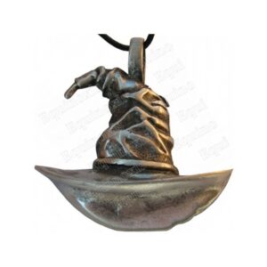 Pendentif : Chapeau de sorcière (étain, sans nickel)