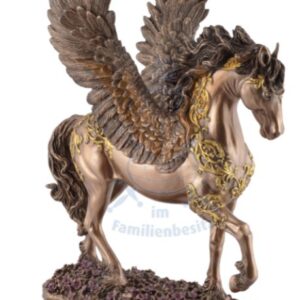 Pégase divin à motifs dorés - 26cm
