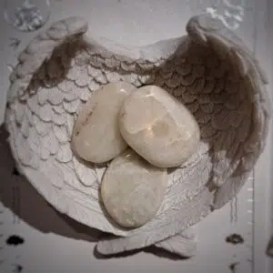 Galet : Calcite blanche