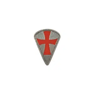 Pendentif : Écu templier