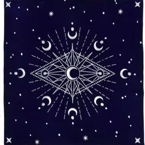 Tapis : Lunes (Bleu) - Omsaé 60x60cm