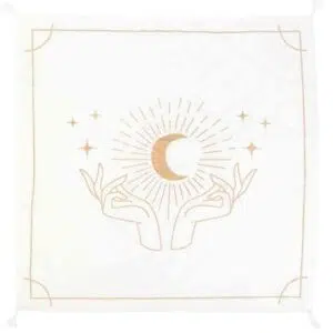Tapis : Lune & Main (blanc) - 72cm