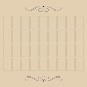 Tapis : Grand Tableau (Lenormand) - 60x60cm
