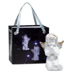 Sac cadeau : Ange priant "Paix" - 5.3cm